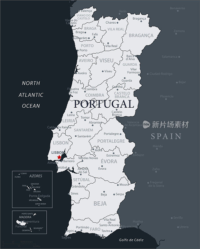 19 -葡萄牙-黑灰